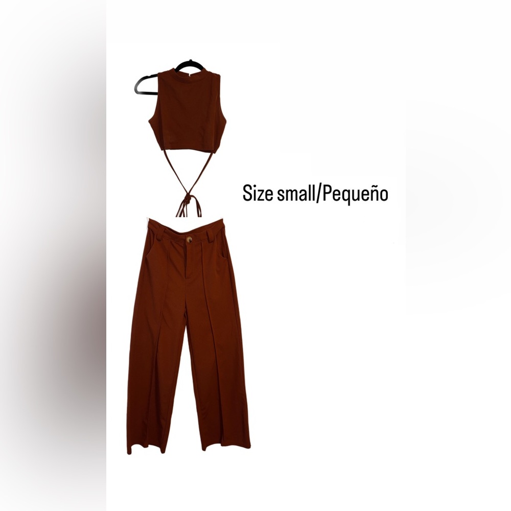Size small cropped shorts dressy pants set. Bought from SHEIN